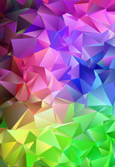 Fototapeta premium Abstract Low-Poly background. triangulated texture. Design 3d. Polygonal geometrical pattern. Triangular modern style