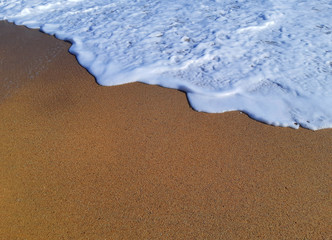 sand and water
