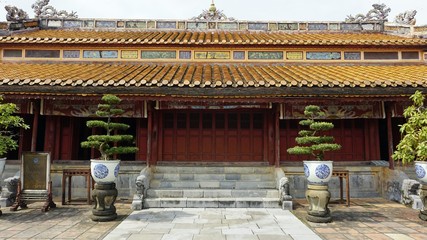 ancient temple village in hue