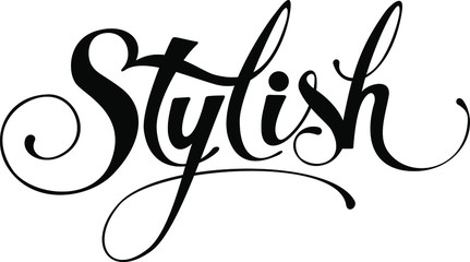 Obraz premium Stylist - custom calligraphy text
