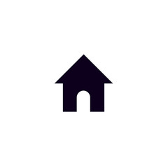 Home icon on white background.