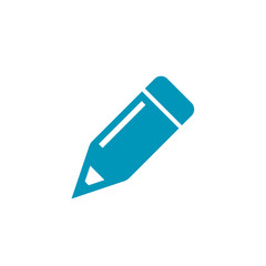 pencil icon on white background.