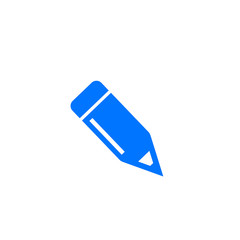 pencil icon on white background.