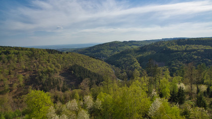 Fototapeta premium Landschaft von oben