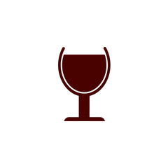 alcohol drinks icon on white background.