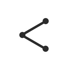 Global networking icon. Social connections on white background.