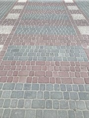 Obraz premium old stone pavement