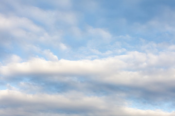 Clouds in the sky. Sky background with clouds