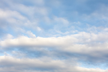 Naklejka premium Clouds in the sky. Sky background with clouds