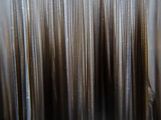  Bristles of a toothbrush, Borsten einer Zahnbürste