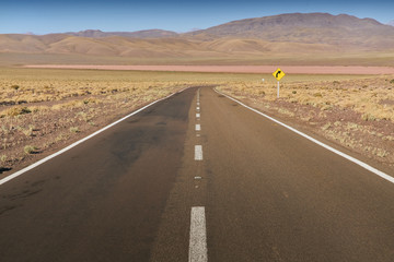 Road to Rainbow Valley. San Pedro de Atacama, Antofagasta - Chile. Desert. Andes.