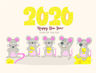 Obraz na płótnie Canvas mouse 2020
