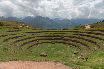 Moray agricultural laboratories of Incas in Peru