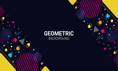 geometric background vector pack