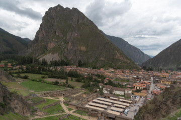 Ollantaytambo archeology park in Peru