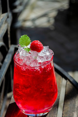 strawberry mojito cocktail
