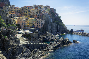 Fototapeta na wymiar Manarola in Cinque Terre