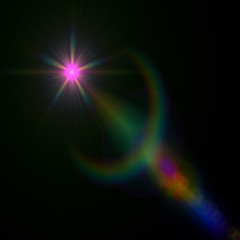 Modern lens flare red background streak rays (super high resolution)	
