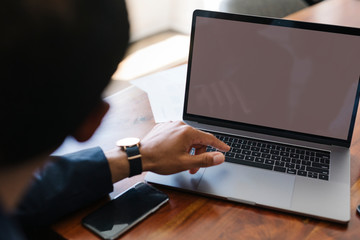 Laptop screen mockup