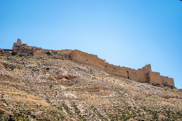 Kerak Castle ruins in Jordan