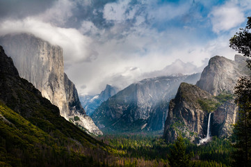Stormy day Yosemite