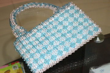 Hand made beautiful bag for women, stone used for the preparation of this kinds of bag.