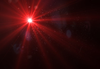 Modern lens flare red background streak rays (super high resolution)	