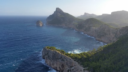 Fototapeta na wymiar Mountains and sea in Mallorca