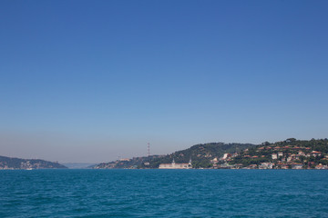 Fototapeta na wymiar Istanbul in the summer. Bosphorus.