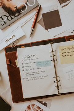 Agenda page mockup