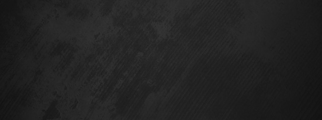 Black stone concrete texture background anthracite panorama banner long	
