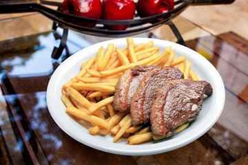 Picanha, traditional Brazilian beef cut