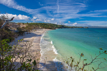 beautiful beach ilig iligan beach, Boracay island, Philippines.