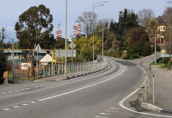 Empty streets of Sochi.