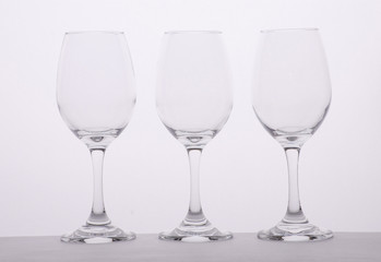 empty wine glass