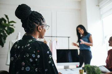 Women startup business meeting