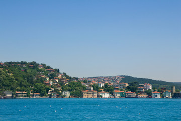 Naklejka na ściany i meble Istanbul in the summer. Bosphorus.