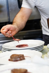 grilled beef fillet. roast beef fillet. Steak
