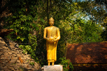 A beautiful view of buddhist temple at Chiang Rai, Thailand.