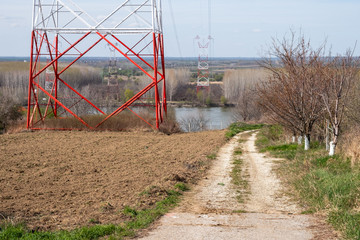 Overhead Power Line - Electricity Pylon
