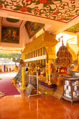 A beautiful view of buddhist temple at Chiang Rai, Thailand.