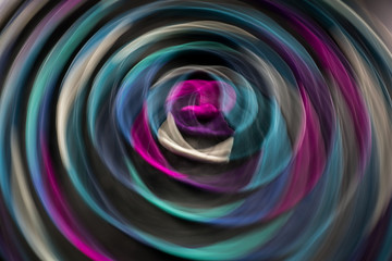multi-colored plasticine blur blur in motion at long exposure