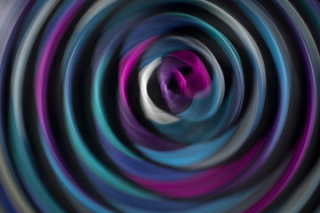 multi-colored plasticine blur blur in motion at long exposure