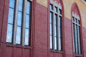Naklejka premium Saint Stephen catholic church in Kerekegyhaza, Hungary.