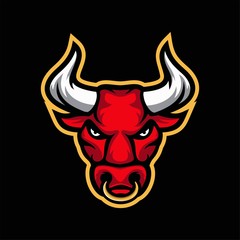 Bull Esport Mascot Logo