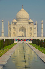 Taj Mahal, Indie Agra - obrazy, fototapety, plakaty