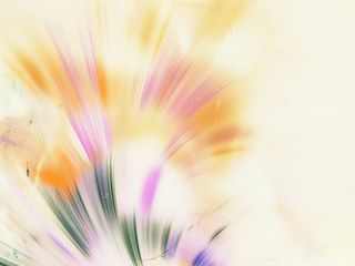 abstract chaotic fractal background 3D rendering illustration