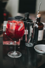 Ginebra de frutos rojos 