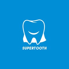 Super Tooth Dentist good logo for  orthodontic logo design inspiration