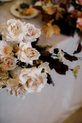 wedding decor flowers boho nature ceremony dishes hip 